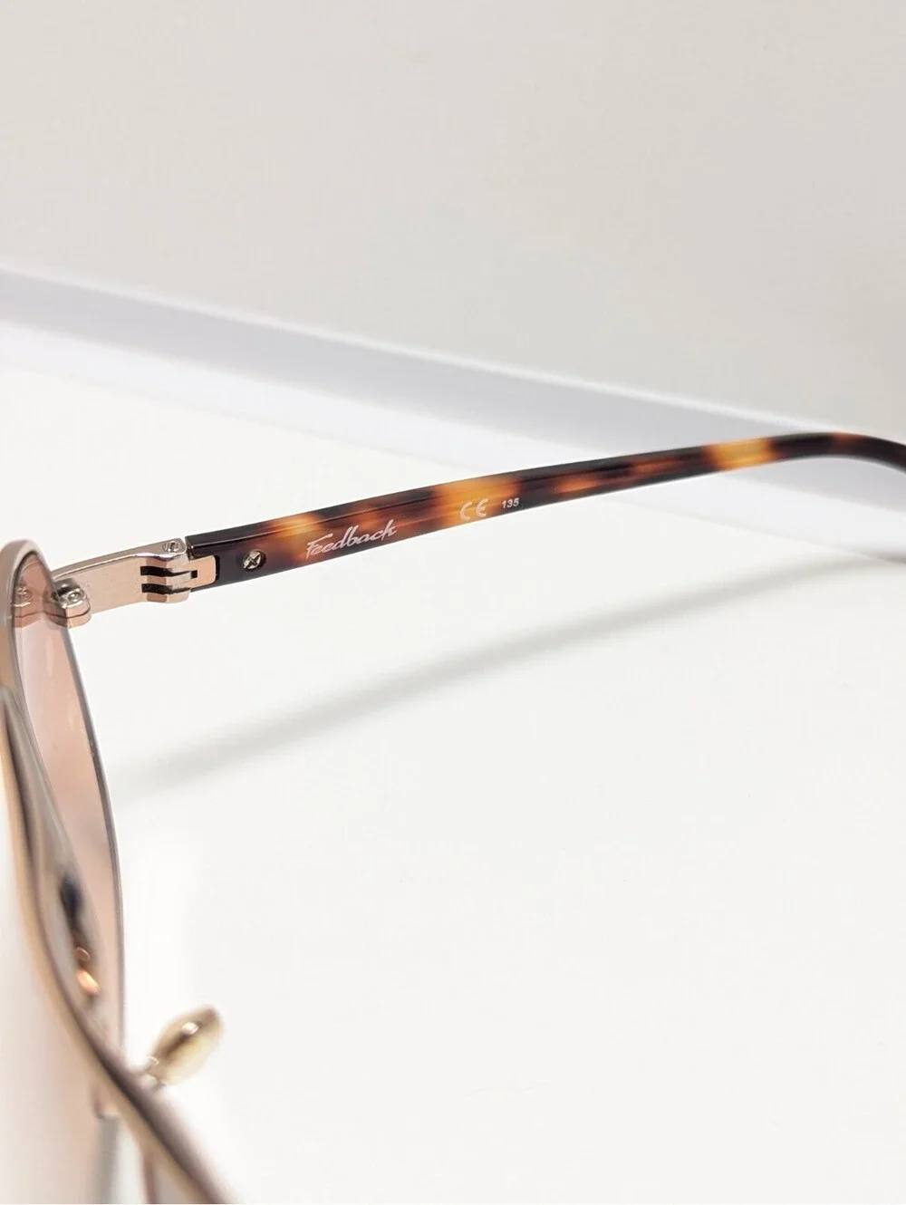 Oakley Feedback 004079-01 Brown Gradient Tortoise Aviator Women's Sunglasses